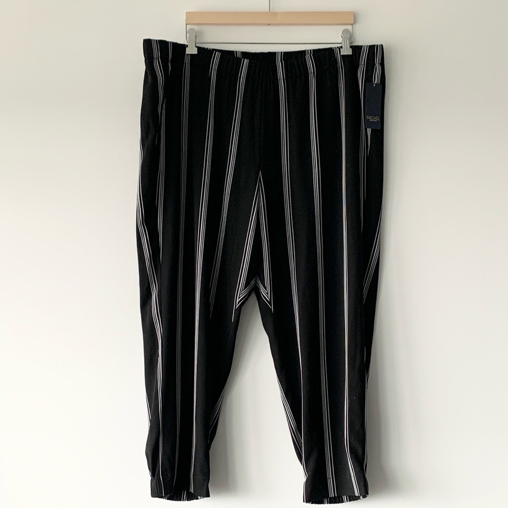 RACHEL Rachel Roy | Striped Joggers | 2X
